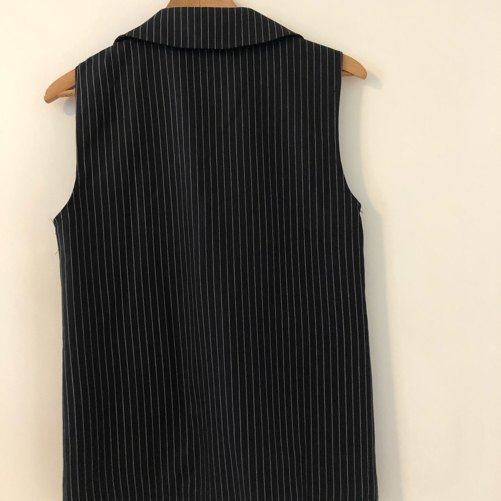 PINSTRIPE BLAZER VEST - Picture 5 of 5